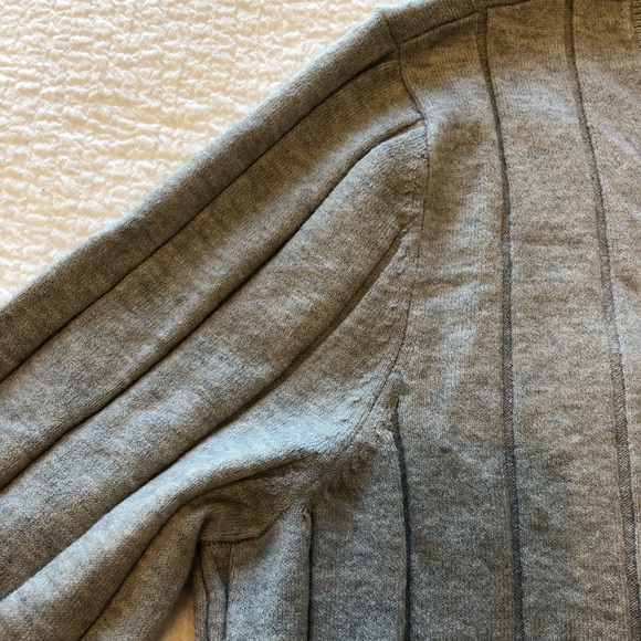 RACHEL PARCELL Easy Ribbed Sweater In Grey Heather - Picture 10 of 14